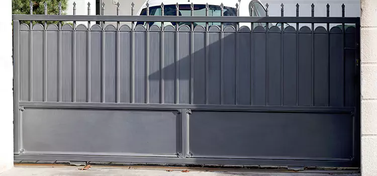 Metal Driveway Gate Installation Stanton