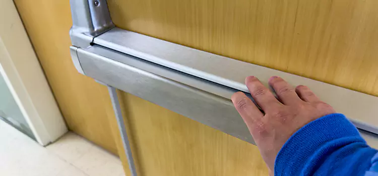 Installing a Push Bar on a Door Stanton
